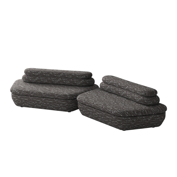 YAU-YAU Four Seater Sofa | Fabric | W: 3300 mm