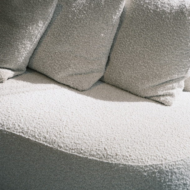 PAL-PAL Three Seater Sofa w/ Fabric Base