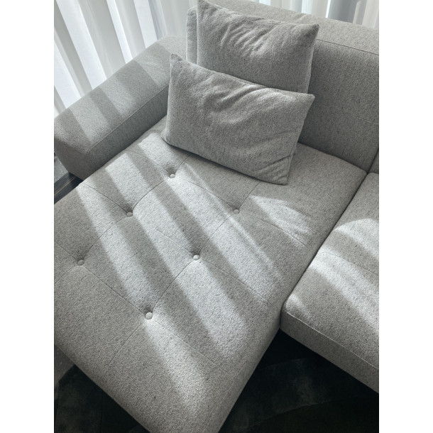 CA-CA Three Seater Corner Sofa | Leather