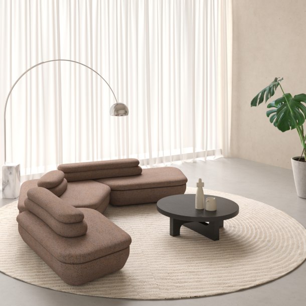 YAU-YAU Four Seater Modular Sofa | Fabric | W: 3335 mm