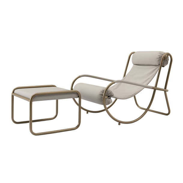 LIE-LIE Lounge Chair with Ottoman