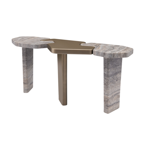 GEM-GEM Console Table (Brass) | W: 1640