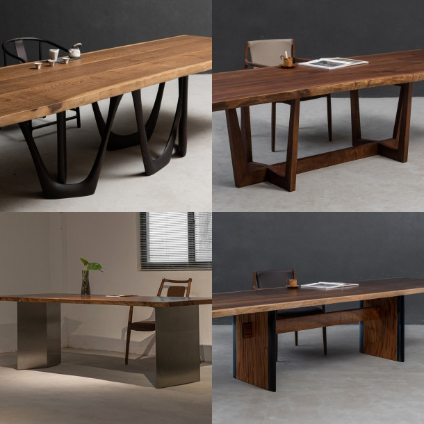 South American Solid Rainwood Slab w/ Cognac Resin | 2.3M