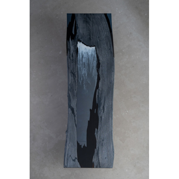 South American Solid Rainwood Slab w/ Blue Resin | 2.9M