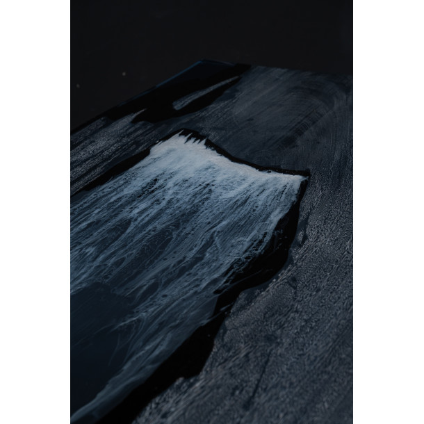 South American Solid Rainwood Slab w/ Blue Resin | 2.9M