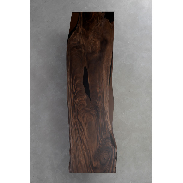 South American Solid Rainwood Slab w/ Cognac Resin | 3.25M