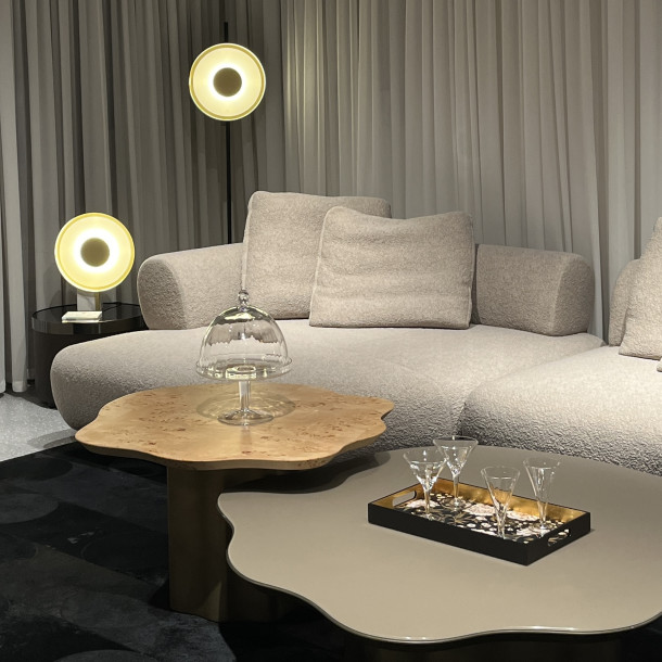 OUD-OUD Coffee Table | 1160 x 1140 mm | Glass Top