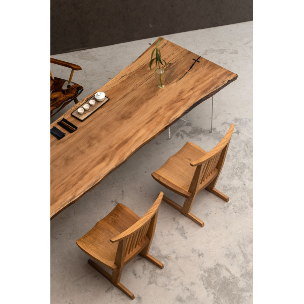 European Solid Cornel Wood Slab | 2.55M