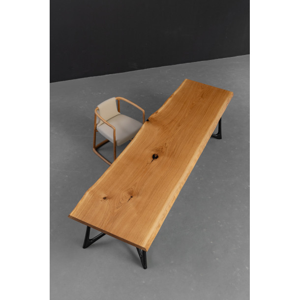 French Solid White Oak Wood Slab | 2.95M