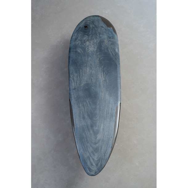 South American Solid Rainwood Slab w/ Grey Resin | 3.04M