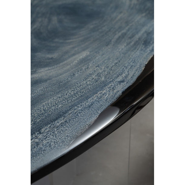 South American Solid Rainwood Slab w/ Grey Resin | 3.04M
