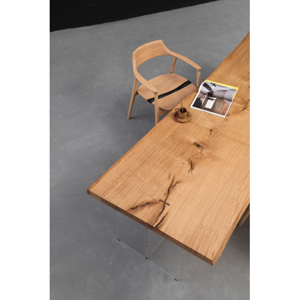 French Solid White Oak Wood Slab | 2.63M