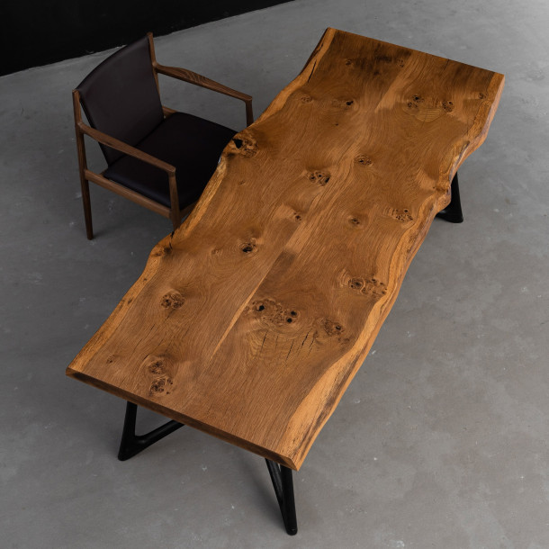French Jointed Solid White Oak Wood Slab | 2.14M