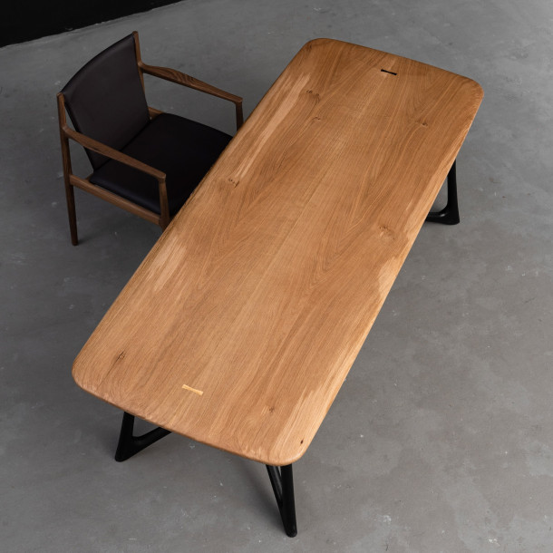 French Jointed Solid White Oak Wood Slab | 2.1M