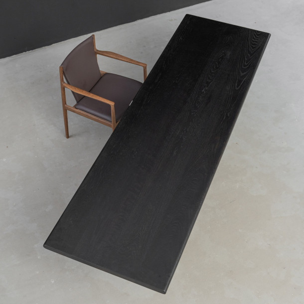 French Jointed Solid White Oak Wood Slab | 2.72M