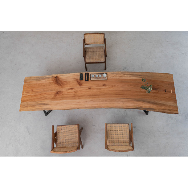 European Solid Cornel Wood Slab | 3.09M