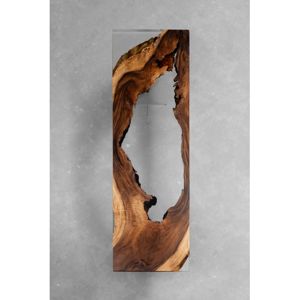 South American Solid Rainwood Slab w/ Clear Resin | 3.09M