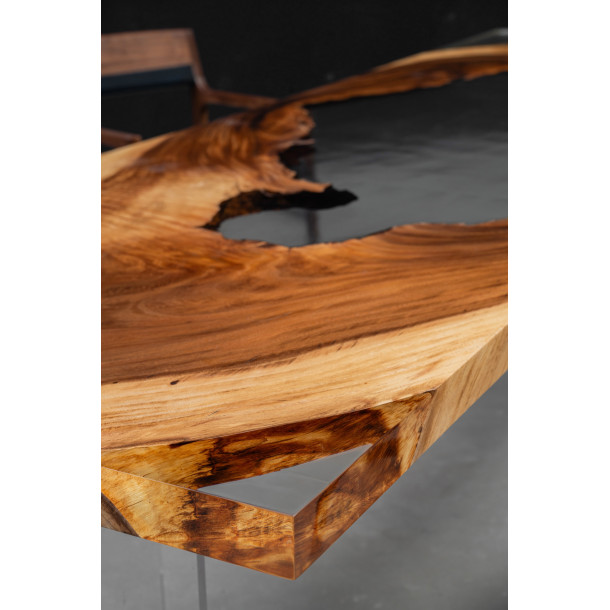 South American Solid Rainwood Slab w/ Clear Resin | 3.09M