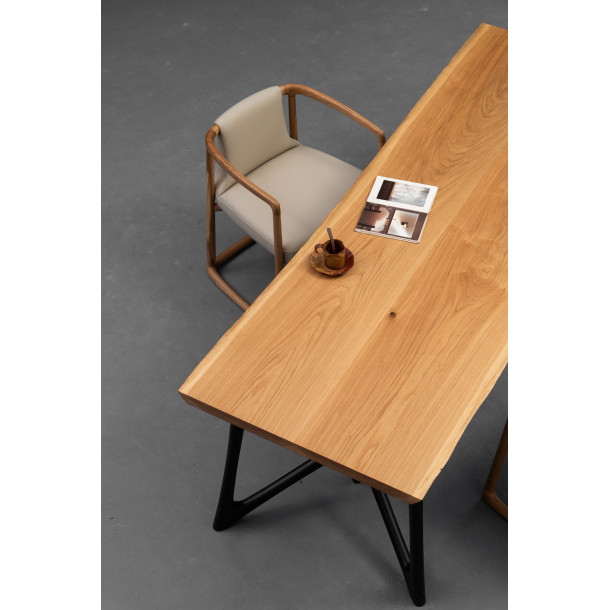French Jointed Solid White Oak Wood Slab | 2.21M