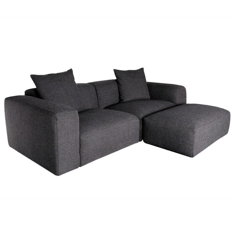 PE-PE Three Seater Sofa with Ottoman