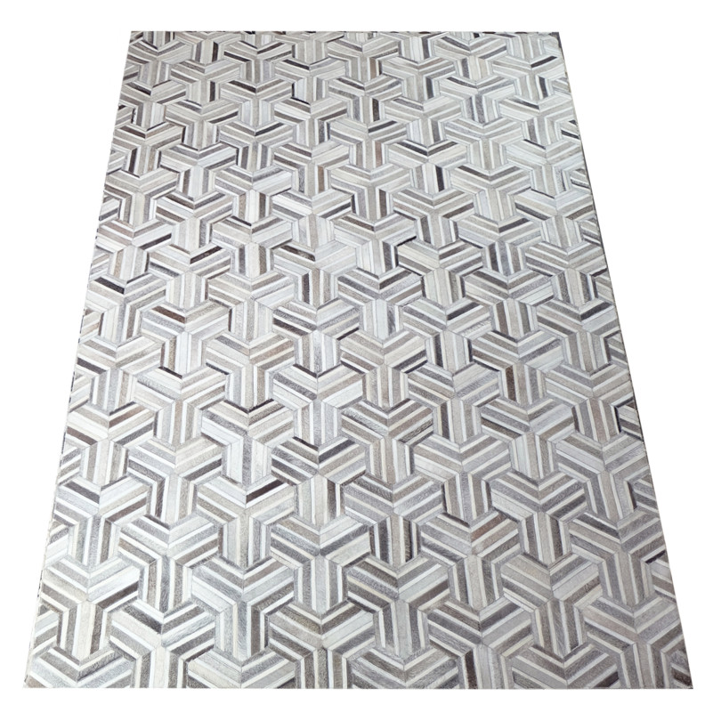 Grey Mirage Design Cowhide Rug (2 x 3m)