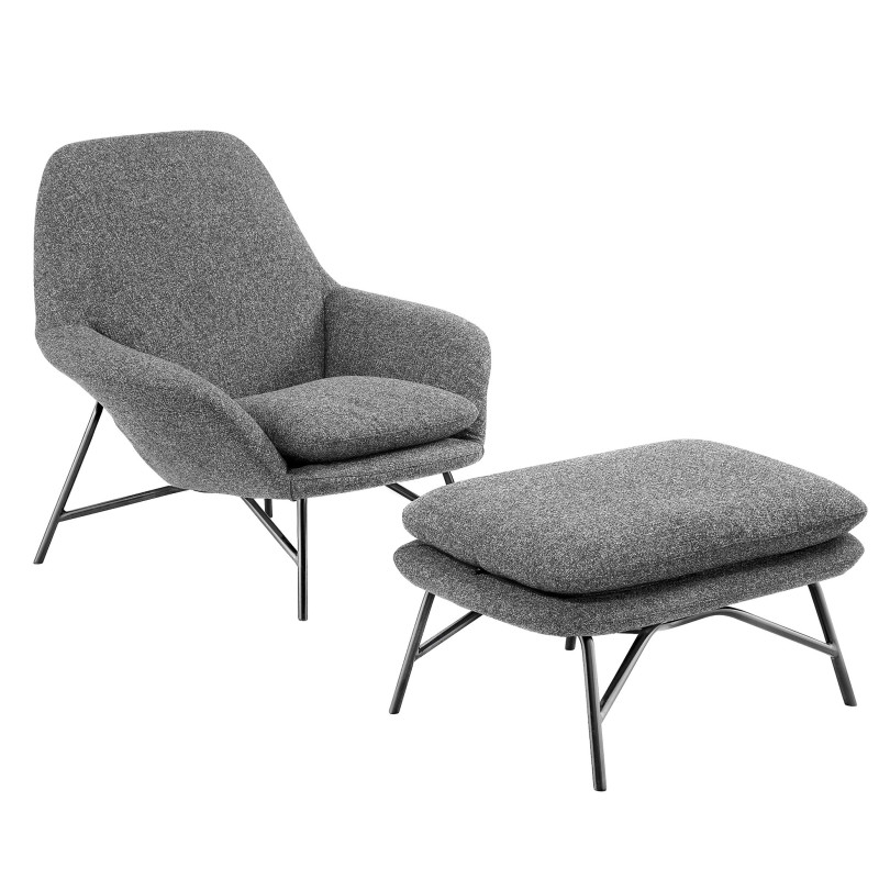 De-De Lounge Chair w/ Ottoman