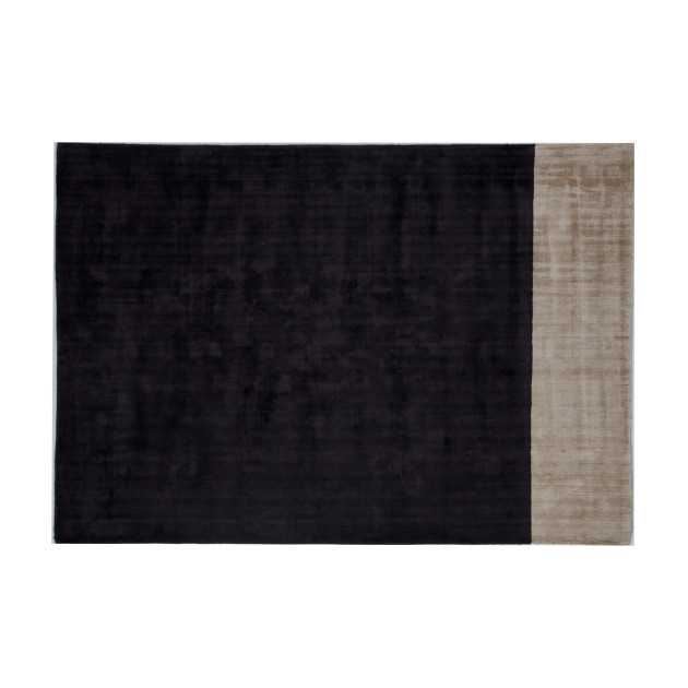 Charcoal Champagne Distressed Rug