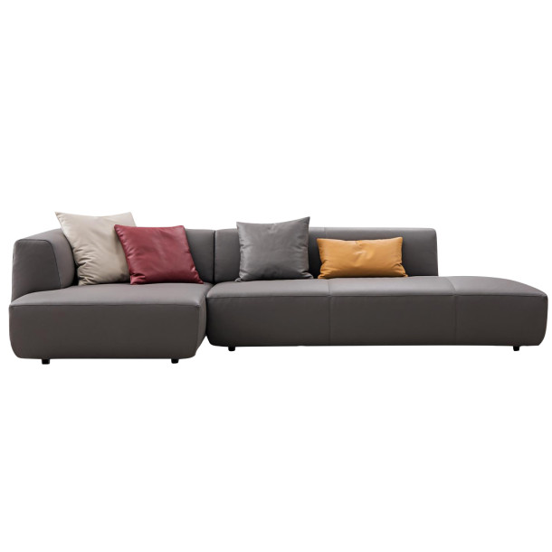 LIN-LIN Three Seater Corner Sofa | Leather