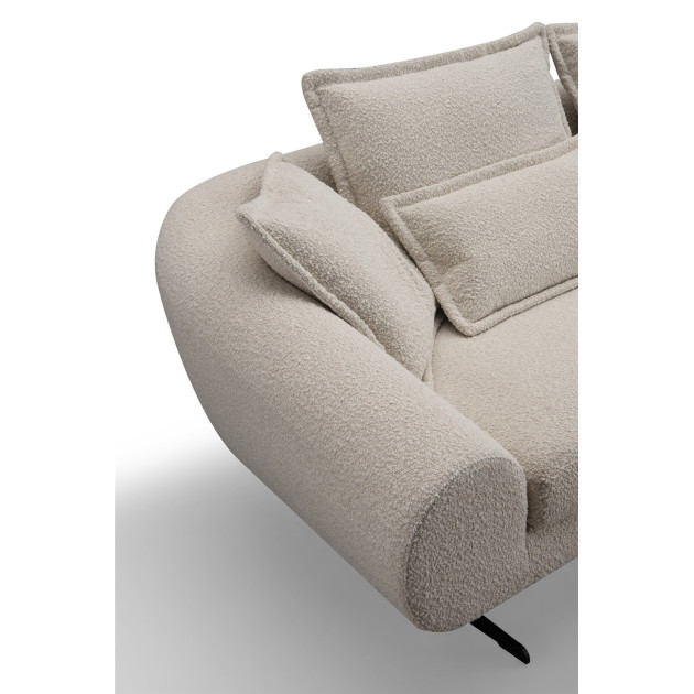 CAV-CAV Three Seater Corner Sofa | FABRIC