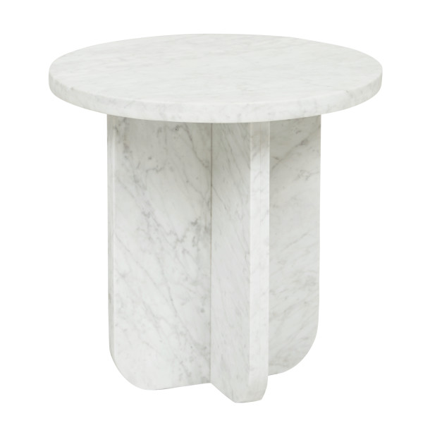 TEN-TEN SIDE TABLE | ITALIAN CARRARA