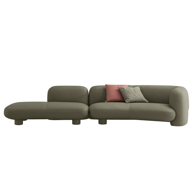 LOR-LOR Four Seater Sofa w/ Open Arm| FABRIC
