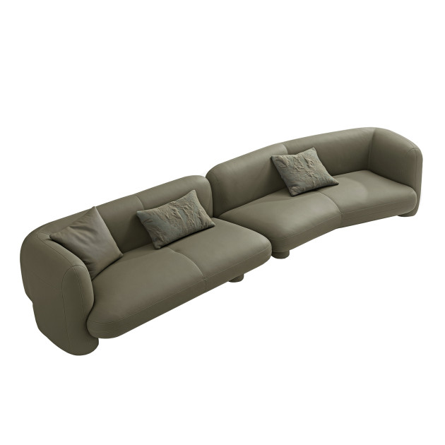 LOR-LOR Four Seater Sofa | FABRIC