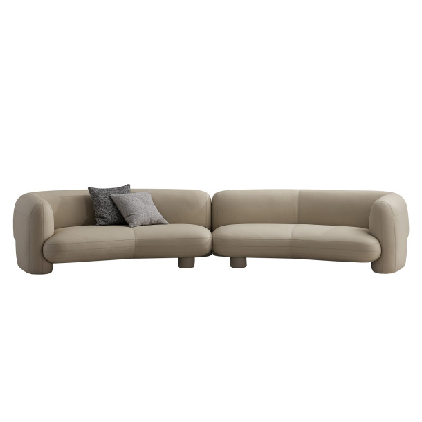 LOR-LOR Four Seater Sofa | FABRIC