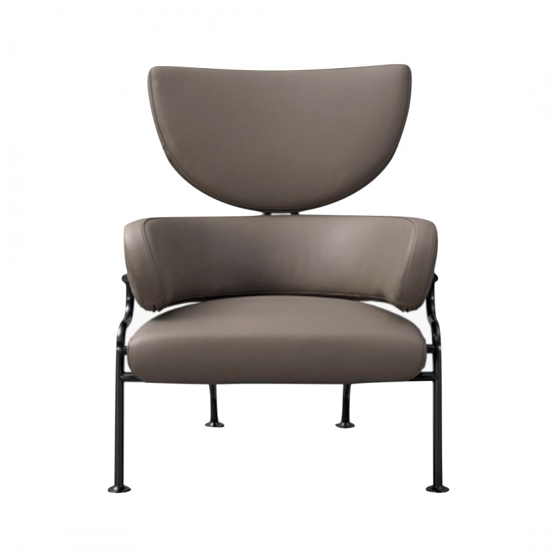 ROB-ROB Lounge Chair | LEATHER