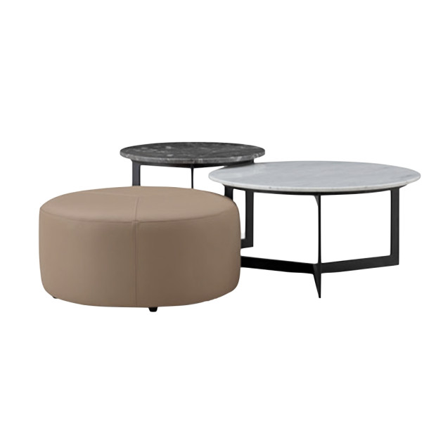 TES-TES COFFEE TABLE WITH OTTOMAN