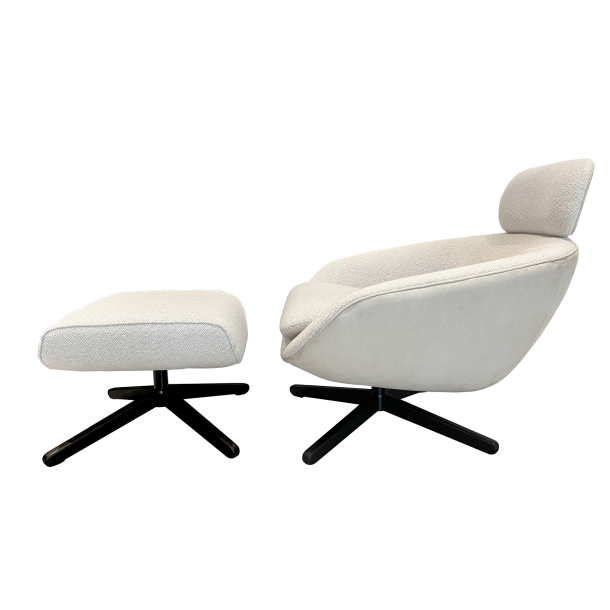 JOE-JOE Swivel Lounge Chair w/ Ottoman