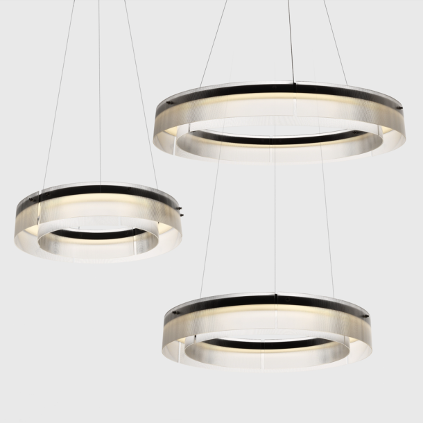 Transparent Round Pendant Ceiling Light | Dia 700 MM