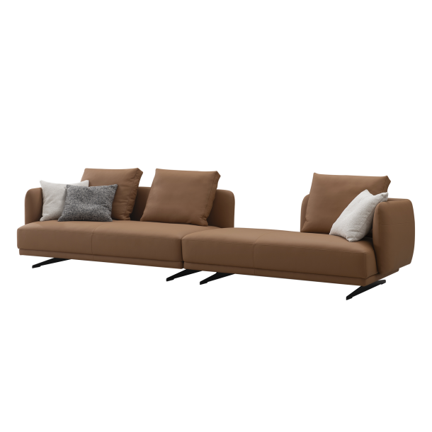 TEI-TEI Four Seater Sofa | Leather