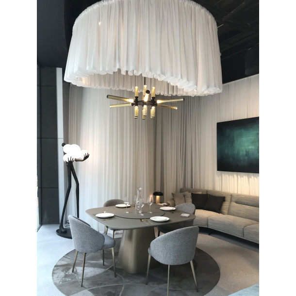 GlA-GLA Dining Table With Turntable | W: 1.4M