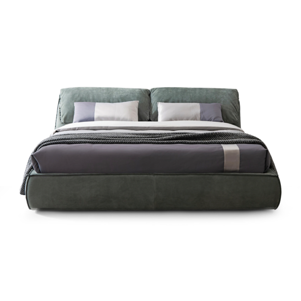 BON-BON Bed | Italian Nubuck Leather