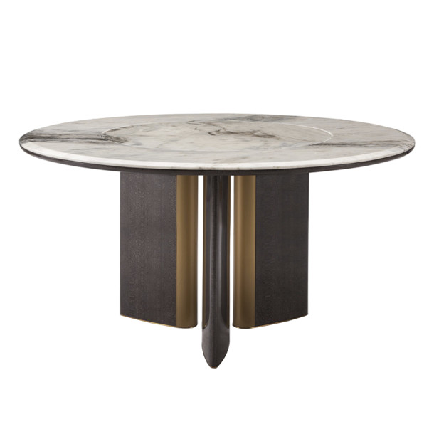 TRI-TRI Round Dining Table with Turntable | Dia: 1.5M