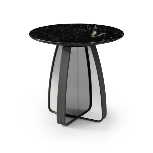MAI-MAI Side Table | Dia 500 Galaxy Marble Top