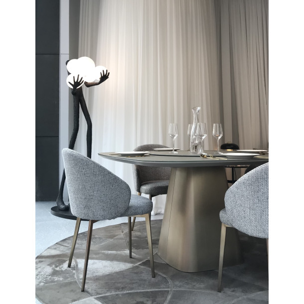 GlA-GLA Dining Table With Turntable | W: 1.4M