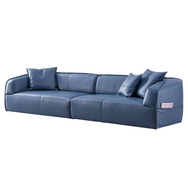 KAT-KAT Four Seater Sofa | Leather