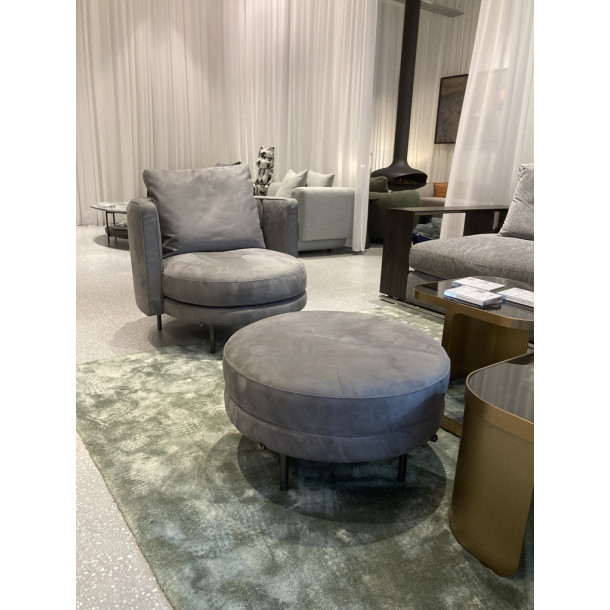 CIR-CIR Lounge Chair with Ottoman| CWB Showroom Display