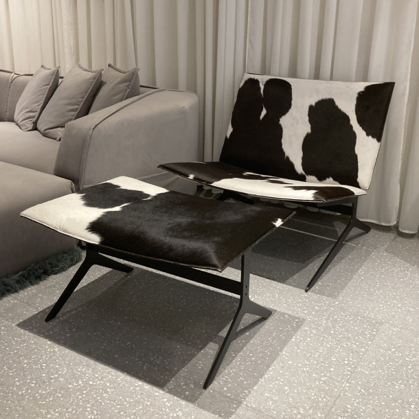 SENG-SENG Lounge Chair with Ottoman | CWB Showroom Display