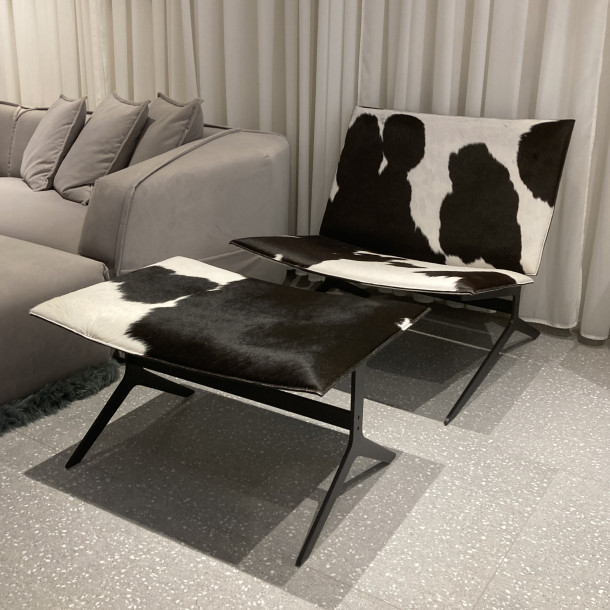 SENG-SENG Lounge Chair with Ottoman |Showroom Display