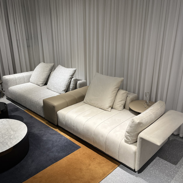 BER-BER Four Seater Sofa w/Chaise | WC Showroom Display
