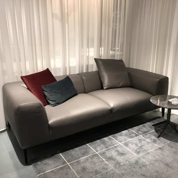MIC-MIC Three Seater Sofa In Leather | Warehouse