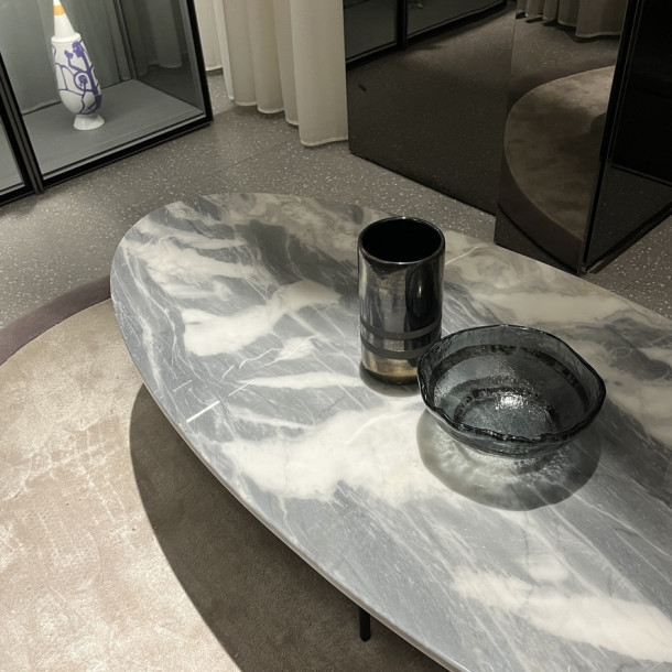 FER-FER OVAL COFFEE TABLE | MARBLE